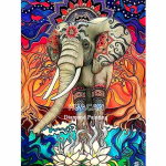 3D DIY Teemantmaal Ristpistes Aafrika elevant N&auml;put&ouml;&ouml; Teemanttikandid Kristall 20X30CM