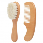 2 tk/komplekt Baby Comb Harja hoolduse ohutus Puidust juuksemassaaži t&ouml;&ouml;riist one size