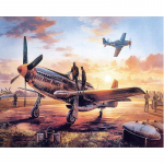 5D Teemantv&auml;rvimine Lennuki S&otilde;ja Teemanttikandid Ristpistes Kodukaunistus K&auml;sitsi valmistatud kingitused Round 20x30cm