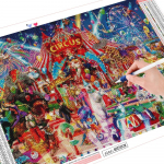 Teemantmaaling 5D J&otilde;uluteemanttikandid Loomad Mosaiik Rhinestone pilt K&auml;sitsi valmistatud kingitus Full Round (20X30CM)