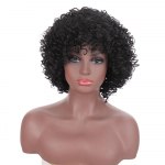 S&uuml;nteetilised v&auml;ikesed lokkis naiste tugevad juuksev&otilde;rgud, mida ei ole lihtne maha kukkuda parukas Cosplay parukas peakate Moodne peen, looduslik, j&auml;lgedeta