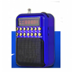 Raadio FM-raadio Mini kaasaskantav laetav raadiovastuv&otilde;tja k&otilde;lari tugi USB TF-kaardi muusika MP3-m&auml;ngija sinine