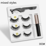 3 paari silmameigimagnetripsmed Magnetic kunstripsmed vedel silmapliiats ilukomplekt naaritsaripsmed Style 3