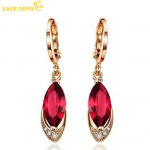 SACE GEMS Klassikalised vasest tsirkoonk&otilde;rvar&otilde;ngad naistele, kingitused pulmapeole kuld