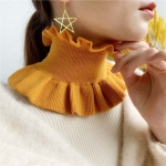 S&uuml;gis-talvine emakakaela l&uuml;lisamba rinnat&uuml;ki peapael Kahekordne seente k&uuml;lgmine soe kootud krae moodne kampsun v&otilde;ltskrae rinnat&uuml;kk One size