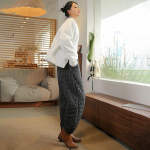 Johnature tepitud paksendatud naiste Bloomers lahtised elastsed tepitud puuvillased p&uuml;ksid talvised &uuml;hev&auml;rvilised vabaaja p&uuml;ksid One Size kollane
