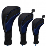 3tk golfipeakatted Driver Fairway Woods peakatted golfitarvikud must/sinine