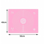 Suur silikoonmatt K&ouml;&ouml;k Taigna s&otilde;tkumine K&uuml;psetusmatt K&uuml;psetuskoogid Kondiitritooted Mittenakkuvad Rullirulli Taignapadjad T&ouml;&ouml;riistad Lehtede tarvikud 40x50cm