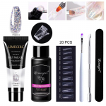 Limegirl 15ml Nail Acryl Gel UV LED extension Acrylic Gel for Nail Art Tip Quick Extension Polygels Crystal Acrylgel