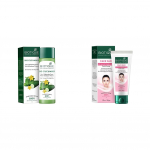 Parim India Combo Biotique Bio Cucumber Pore Tightening Toner, 120ml & Biotique Bio White Advanced Fairness Face Wash, 150ml Toner+ Face wash