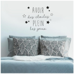 Les Tr&eacute;sors De Lily [R3872] &ndash; kleebiste leht  S&otilde;numid  (Olgu t&auml;hed silmis) - 20x70 cm must