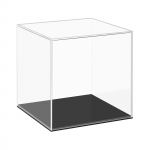 Suur l&auml;bipaistev akr&uuml;&uuml;lekraaniga figuuriga pimeekraan 30X30X30CM nukukarbi m&auml;nguasja mudel Storag S9J4 transparent -One-size
