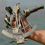 Merelaevade navigatsiooniastrolabe instrument messingist Sextant 20,32 cm antiikne kingitus