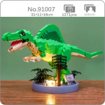 91007 Jurassic Period Spinosaurus Dinosaurus Monster Loomanukk Mini Teemantklotsid Tellised Ehitusm&auml;nguasi lastele ilma kastita