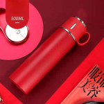 Intelligence Thermos Cup 500 ml vaakumkolvid kaasaskantavad roostevabast terasest termostops veepudel reisiteekruus kontoritermose tass 500ml