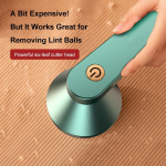 Hairball Trimmer USB taaslaetav riiete ebeme eemaldaja roostekindel 6 teraga raseerimismasin valge