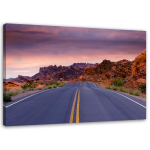L&otilde;uenditr&uuml;kk Road ROUTE 66 USA 60x40 lilla