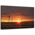 L&otilde;uenditr&uuml;kk Windmills Sunset 60x40 oranž