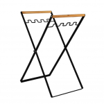 &Otilde;ues kasutatavad teisaldatavad kokkupandavad pr&uuml;gikastid pr&uuml;gikotid, riiul, k&ouml;&ouml;k, piknik, grill, plastist kotihoidik must