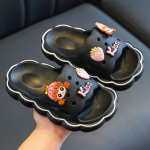 TWINFLAMES Uued T&uuml;drukute Poissussid Suvised Multifilmid Pehme p&otilde;hjaga libisemiskindlad Kodused Lastele Mittelibisevad sandaalid 24-25 valge