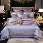 15 v&auml;rvi kvaliteetseid puuvillaseid voodilinu Tekikomplektid Neljaosaline pulmapesu Jacquard voodilinad pluss puuvillane voodikate 2.0m bed