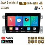 Android Carplay jaoks Suzuki Grand Vitara 3 2005-2015 autoraadio multimeedia videopleier GPS-navigatsioon WIFI 2+32GB 1+16GB