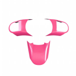 The Nigh jack Steering Wheel Button Cover Sticker Interior Decoration For 2021-2022 Years MINI Cooper S JCW F60 F55 F54 F56 Style A roosa