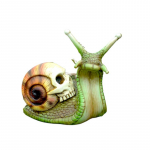 Tigu pealuu skulptuur aed kuju tigu kujuke skelett tigu vaik k&auml;sit&ouml;&ouml; gooti kaunistus kodukaunistus kaunistused A