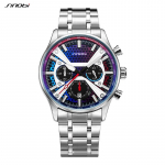 SINOBI uustulnuk mood meeste k&auml;ekellad kronograaf kalender vabaaja meeste kvartsk&auml;ekellad helendavad k&auml;ekellad meeste roostevabast terasest kellad h&otilde;be