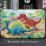 60-osaline rauast kast, puidust pusle multifilm, lame pusle, pusle versioon, harivad m&auml;nguasjad lastele alushariduses