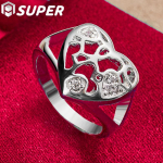 925 h&otilde;bedast AAA tsirkoonist s&uuml;dames&otilde;rmuse ehted 7#