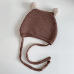 Talvine kevadheegeldatud beebim&uuml;ts Pehme pompom imikutele t&uuml;drukutele poistele m&uuml;ts Beanie &uuml;hev&auml;rviline lastele kootud soe k&otilde;rvakaitse m&uuml;ts MYY 44-46CM(3M-18M)