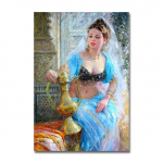 Seksika tantsiva naise figuuri portree moodne &otilde;limaal l&otilde;uendil seinale kaunistatud plakat elutoa kaunistuseks 20x30cm