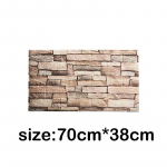 1/5/10 tk 70*38cm tapeet Isekleepuv 3d magamistoa kaunistussein veekindel niiskuskindel pehme pakendiga tapeet 10pcs 70*38cm