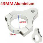 43 mm alumiiniumist roolisiibri kahvli raami kinnitusklamber mootorrattale