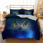 3D &Ouml;&ouml;kulliga Tr&uuml;kitud Voodipesukomplekt Magamistoa Tekk ja Padjap&uuml;&uuml;r Mikrokiudmaterjal 2/3 Osaline Voodipesu Kaunistus Baby 100x135cm