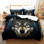 Hundimustriga udupeekott magamistoa voodipesukomplekt 3D digitaalprintimine tekikate ja padjakate AU King, &uuml;he-/kaheinimesevoodi t&auml;issuuruses kodukandmine Baby 100x135cm