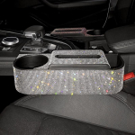 Uus Bling Rhinestones autoistme korraldaja Autopilu hoiukast Lekkekindel topsihoidja M&uuml;ndid V&otilde;tmed Tissue Box Auto valge