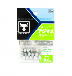 Jackall Jig Head Aji Mame Micro 0,6 g Suurus 8 15 tk (1707)