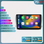 Carplay 2 Din Android 12 auto multimeediumipleier Peugeot 208 2008 seeriale 2012-2018 Navigation GPS AutoRadio Stereo DSP BT SWC DVR kaamera Bluetooth DAB HC2CP 4Core 2G 32G AI