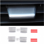 ABS kroom BMW F10 F07 F01 F02 F45 F46 5GT 2 5 7-seeria auto kliimaseadme v&auml;ljalaskeava Reguleeri k&auml;pakaane korkide trimmi 2 pcs rear outlet