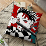 Demon Slayer padjap&uuml;&uuml;r Kimetsu No Yaiba Decor Cartoon padjap&uuml;&uuml;r Kamado Tanjirou pol&uuml;estrist padjap&uuml;&uuml;r kodu diivanile 45cm 9