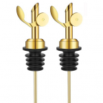 2 tk suletud kummist &otilde;li valamise tila Lekkekindel toidukvaliteediga automaatne &uuml;mberp&ouml;&ouml;ratav &auml;&auml;dikapudeli jaoturi tila K&ouml;&ouml;git&ouml;&ouml;riistad 2pcs h&otilde;be