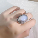Solid S925 h&otilde;bedane nefriit s&otilde;rmus Unisex Anillos De Origin Jade Gemstone Bizuteria peen h&otilde;bedane 925 ehtes&otilde;rmus naiste meestele 6 valge
