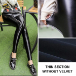 Nahast p&uuml;ksid paksendatud suur, k&otilde;rge v&ouml;&ouml;kohaga PU nahast s&auml;&auml;rised pluss samet k&otilde;rge v&ouml;&ouml;kohaga soojad p&uuml;ksid S~3XL S