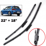 Xukey esiklaasipuhasti harjade komplekt BMW 114i 116i 118i 120i 125i 218i 220i 228i 230i 218d 220d 225d F20 F21 F22 F23 jaoks 22''+18'' must