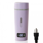 Kaasaskantav veekeetja vee keetmiseks 300 W 350 ml roostevabast terasest lekkekindel US Plug lilla