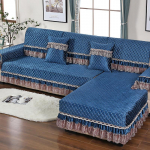 Four Seasons pitsist diivanikate Paksendatud libisemisvastane diivanikate L-kujuline diivanipadi istmepadi Kodu ruumi kaunistamine 45x45 pillowcase 1pc