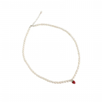 Looduslik mageveep&auml;rl Xiaomi p&auml;rl kaelakee krae kett 925 h&otilde;be maasikapael magus ja mitmek&uuml;lgne naine 40cm