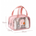 Suure mahutavusega k&auml;eshoitav m&auml;rgkuiva hoiukott v&auml;ljas ranna ujumiskott Kaasaskantav nahahoolduse kosmeetikavahend pesu tualett-tarvete kott M must